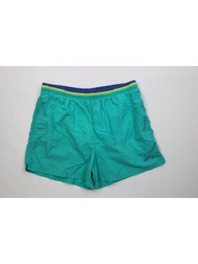 Vintage 90s Streetwear Mens Large Lined Striped Above Knee Shorts Swim Trunks